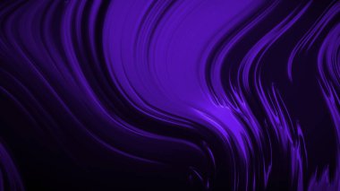 Dalgaların lüksüne sahip soyut mor arkaplan. 3d illüstrasyon, 3d canlandırma.