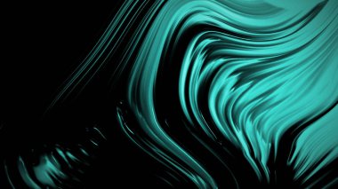 Soyut zümrüt yeşili arka plan ve lüks dalgalar. 3d illüstrasyon, 3d canlandırma.