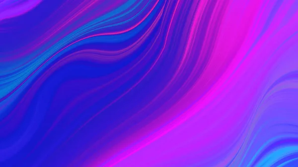 Abstract Pink Blue Gradient Wave Background Neon Light Curved Lines — Stock Photo, Image