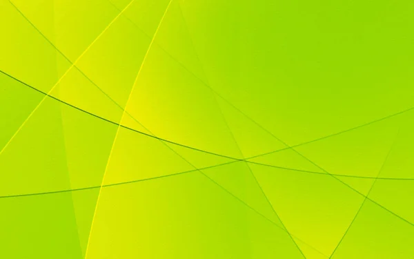 기하학적 초록색 노란색 곡선의 변화를 설명해 디자인 기술을 공간을 합니다 — 스톡 사진