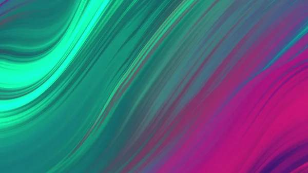 Abstract pink green gradient wave  background. Neon light curved lines and geometric shape with colorful graphic design.