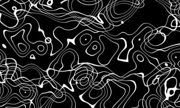 Black White Curve Wave Line Abstract Background Stock Image