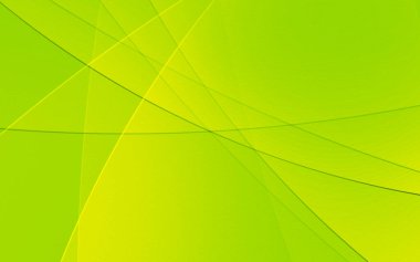 Soyut geometrik yeşil ve sarı eğri eğrisi gradyanı. Ekoloji kavramı tasarım teknolojisi ve modern.