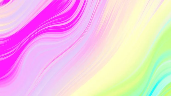 Abstract Roze Gele Gradiënt Geometrische Achtergrond Neon Licht Gebogen Lijnen — Stockfoto