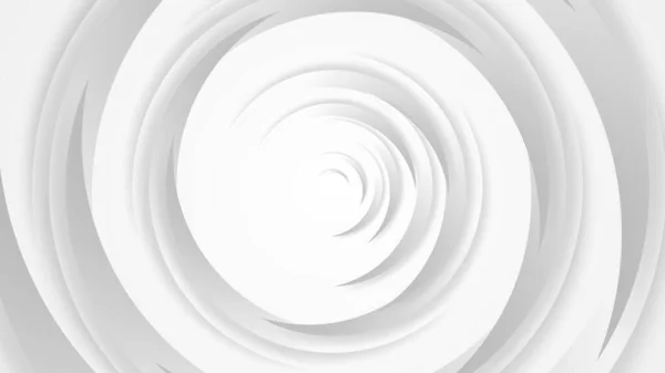 Vit Grå Cirklar Abstrakt Bakgrund3D Illustration Med Papper Stil — Stockfoto
