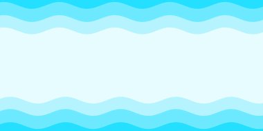 Mavi beyaz dalga desenli arka plan. Yaz tatili tasarımı için kullan. 