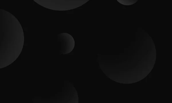Градиент Серых Кругов Черном Абстрактном Фоне Элемент Современного Графического Дизайна — стоковое фото