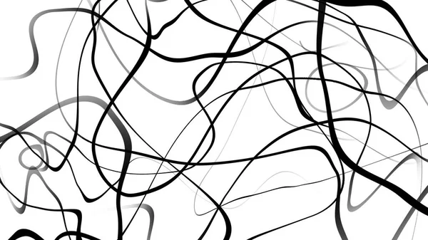 Black White Curve Wave Line Abstract Background Stock Image