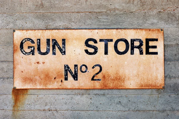 Gun store N2 label