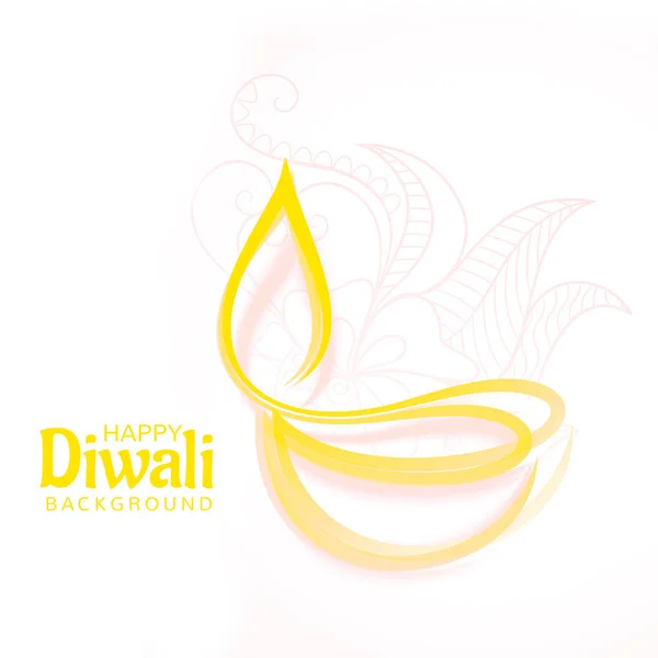 Diwali Gratulationskort Hinduisk Festival — Stockfoto