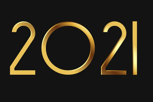 Šťastný Nový Rok 2021 Karta — Stock fotografie