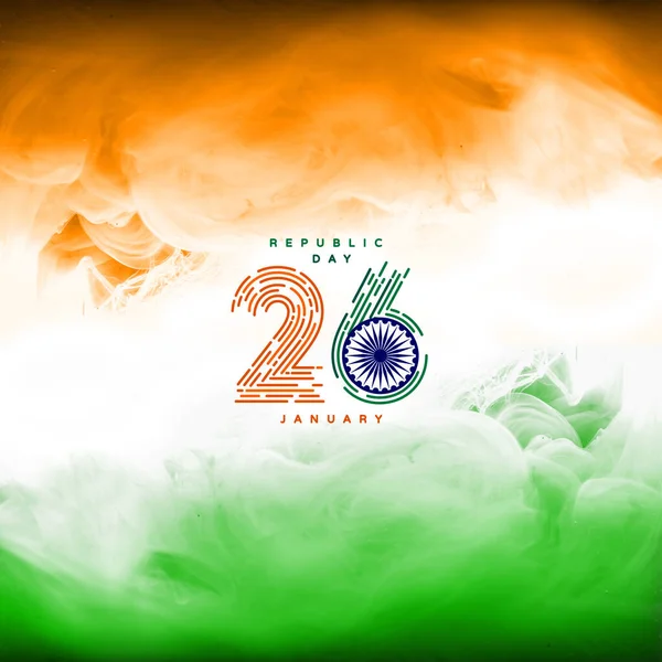 Χαρούμενη Ημέρα Της Δημοκρατίας Της Ινδίας — Φωτογραφία Αρχείου