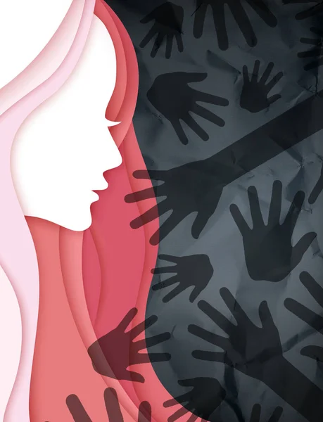 Bir kadın tebrik kartını destekle