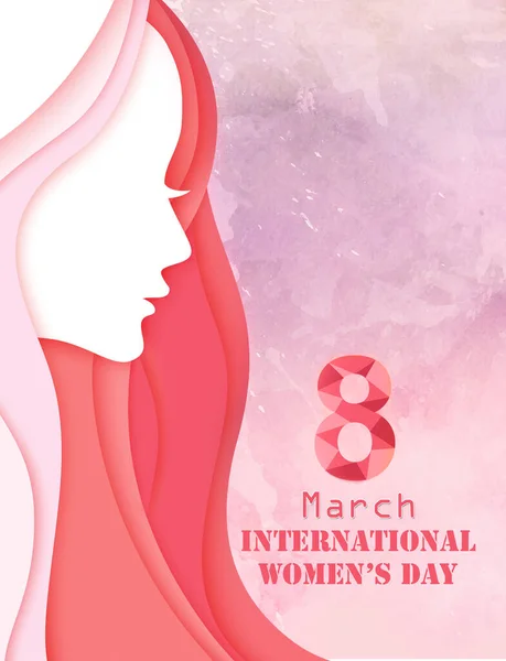 Міжнародний Жіночий День Вітання — стокове фото