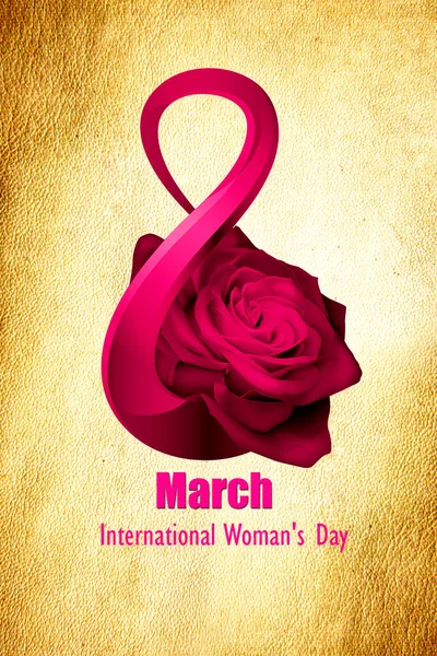 International Women Day Greetings — Stock Photo, Image