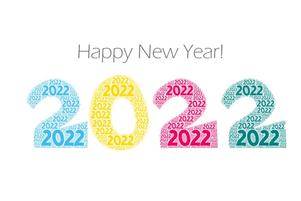 2022 Happy New Year — Stock Photo, Image