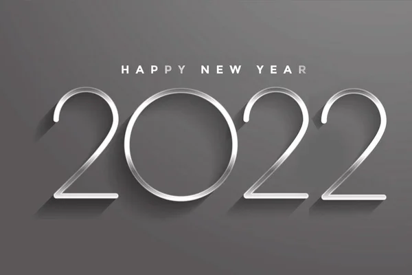新年快乐贺卡2022年 — 图库照片