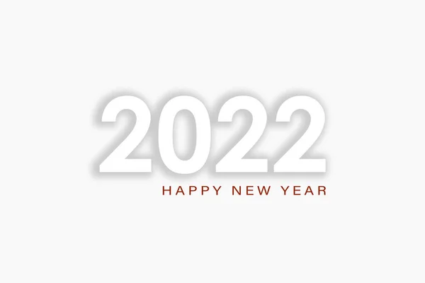 新年快乐贺卡2022年 — 图库照片