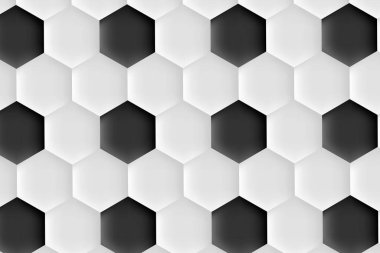 siyah ve beyaz altıgen arka plan 