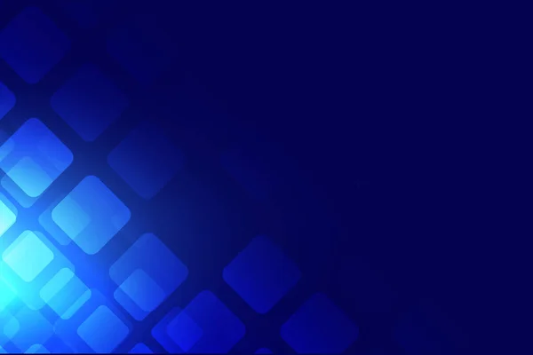 light blue square shape virtual buttons on blue background