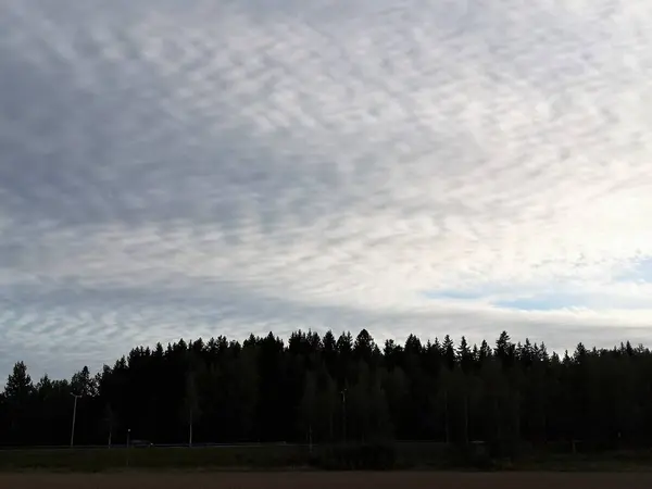 Sky Beautiful Magical Finland — Stock Photo, Image