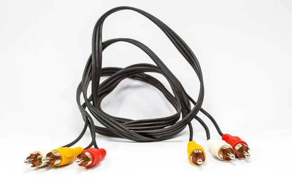 Audio video cable — Stock Photo, Image