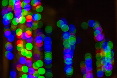 Beutiful bokeh ışıklar defocused