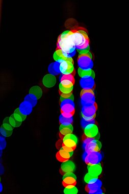 Beutiful bokeh ışıklar defocused