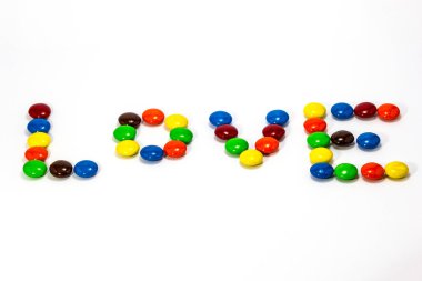 Çikolata şeker aşk