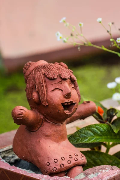 粘土人形、幸福の概念. ストック画像