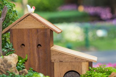 tavuk ev oyuncak üzerinde