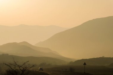 Dağıstan, sabah dağlarda