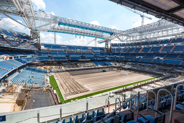 Madrid Spanien September 2021 Innenraum Des Santiago Bernabeu Fußballstadion Von — Stockfoto