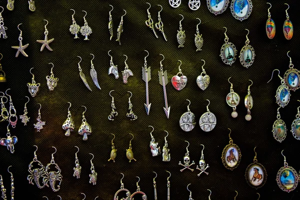 stock image A lot of earrings