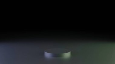 3B görüntüleme en düşük arkaplan, ürün gösterimi için podyum sahnesi.