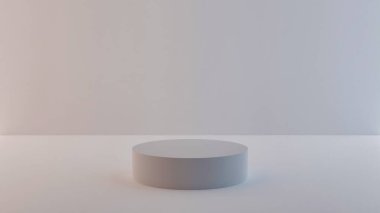 3B görüntüleme en düşük arkaplan, ürün gösterimi için podyum sahnesi.