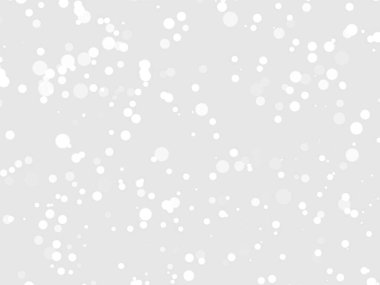 Gri arka planda hafif ışık parıltısı olan klasik beyaz bokeh.