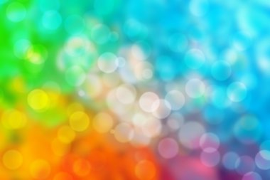 renkli bokeh arkaplanı
