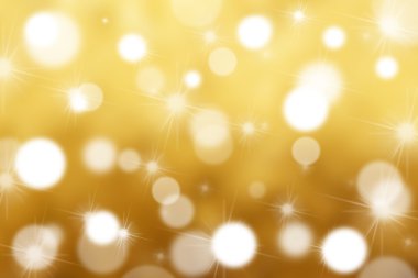 Altın Bokeh arka plan bulanık sparkles ve glitter ile. Altın