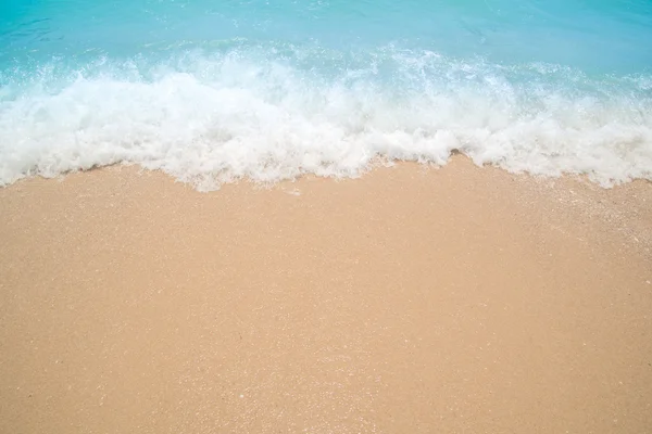 Modré moře a písek — Stock fotografie