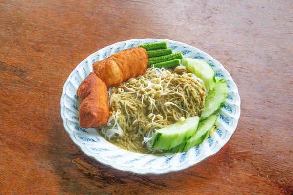 Kanomjean jest tajski spicy żywność — Zdjęcie stockowe