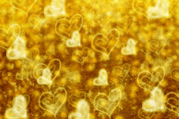 Blurred Bokeh Background with sparkles and glitter — Stock Photo, Image