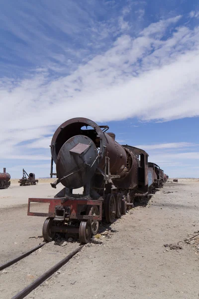 Cementerio de trenes — Foto de Stock