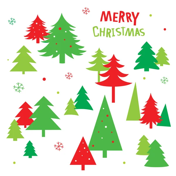 Ağaç Noel simge vektör