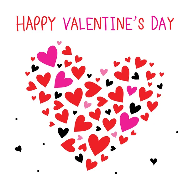 Happy Valentine's Day lieverd Cute Cartoon Vector — Stockvector