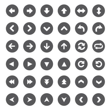 Evrensel okları vektör çizim seti