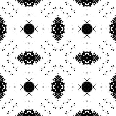 Soyut grunge seamless modeli. Geometrik süsleme.