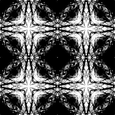 Soyut grunge seamless modeli. Geometrik süsleme.