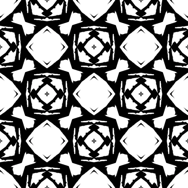 Abstraktní grunge bezešvé vzor. Geometrický ornament. — Stockový vektor