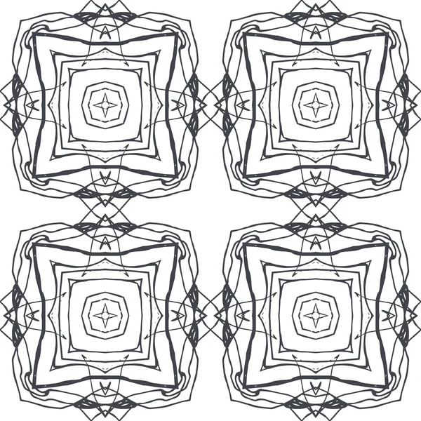 Patrón sin costura grunge abstracto. Adorno geométrico . — Archivo Imágenes Vectoriales